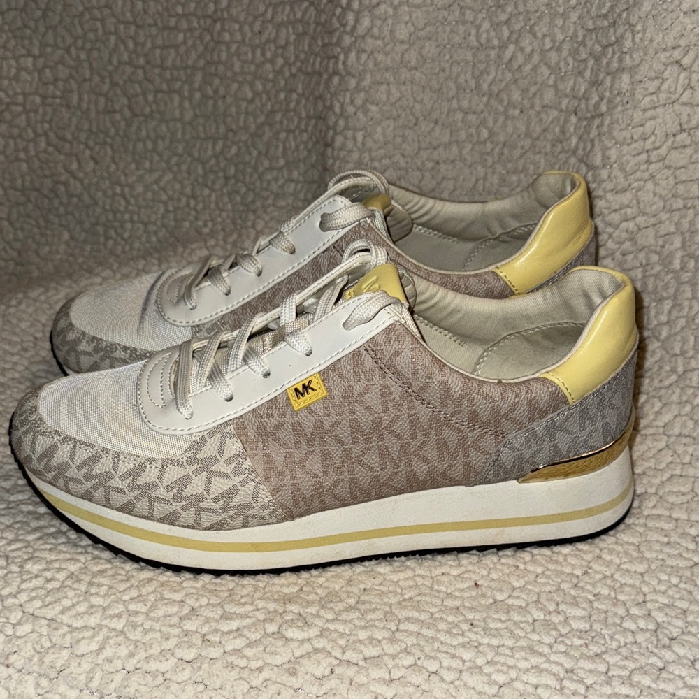 Michael Kors Women's Monique Platform Sneakers - Picture 5 of 6